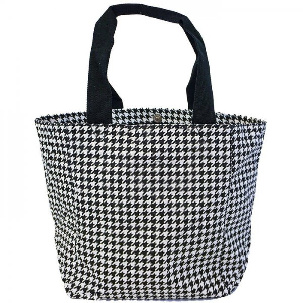 Houndstooth Tote Bag