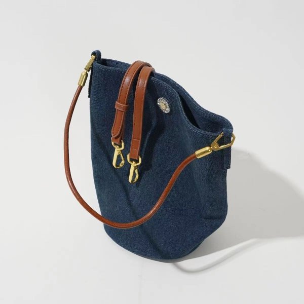 Axillary package sweet cool blue bag, canvas bag