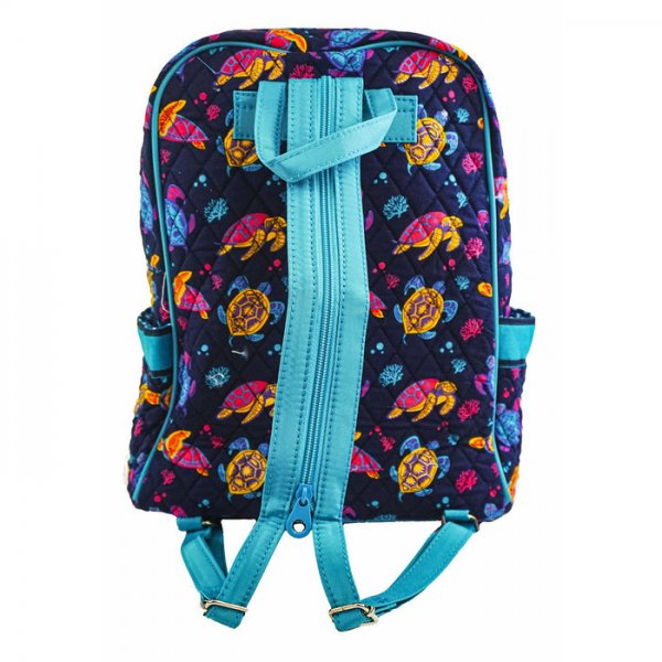 Turtle Quilted Backpack