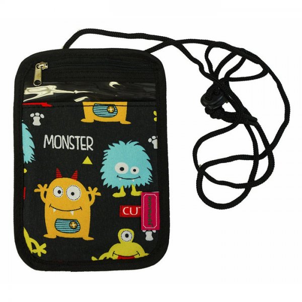 Monster Passport Neck Pouch