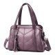 Middle aged women's one shoulder diagonal cross bag