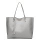 Tassel shoulder bag handheld large capacity tote bag shopping bag